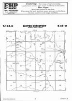 Lenton Township Directory Map, Stutsman County 2007